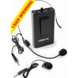 Bodypack BP10, Lommesender med headset og knaphulsmikrofon / UHF 863.1MHz TILBUD