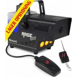 BeamZ RAGE600LED Røgmaskine (med trådløs fjernbetjening) TILBUD NU