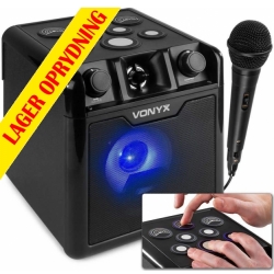 Karaoke højttaler til børn med TROMME PADS / USB / Bluetooth / Transportabel med