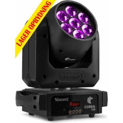 Cobra 720 Wash Moving Head 7x 20W med Zoom TILBUD NU