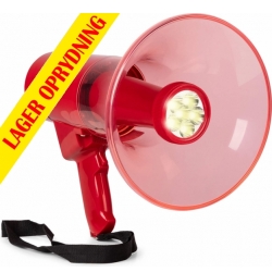 MEG050 Megaphone 50W with LED Light TILBUD NU