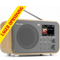 Milan DAB+ Radio with Battery Bamboo TILBUD NU