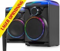Track 2.0 Amplified Speaker Set with LED Black