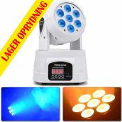 MHL74 Mini Bevegelig Hode 7x 10W LED Hvit