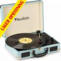 Turntable, RP114BL Record Player Briefcase Blue