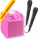 Karaoke, KAR55P Karaoke Speaker with LED Jelly Ball Pink