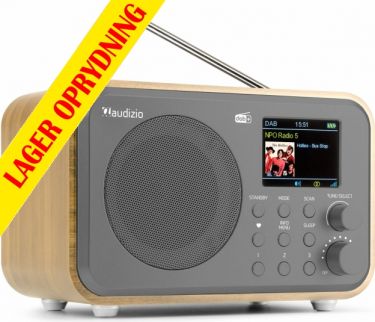 Milan DAB+ Radio with Battery Bamboo