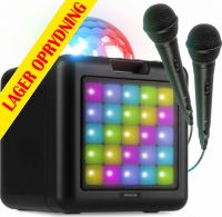 KAR15B Karaoke Speaker with 2 microphones Black