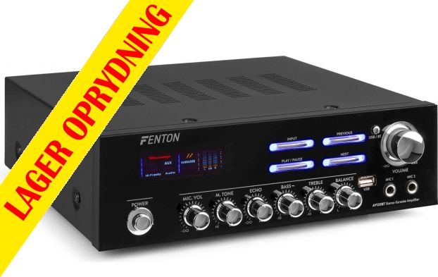 AV120BT Stereo HiFi Amplifier