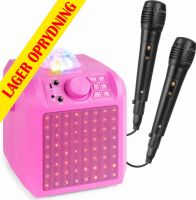 KAR55P Karaoke Speaker with LED Jelly Ball Pink