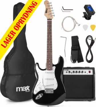 GigKit Electric Guitar Pack Black Left Handed