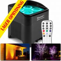 BBP54 Batteri Uplight Par 4x 12W Udendørs
