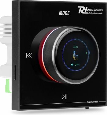 Powerline B50B In Wall Audio Amplifier BT/LCD Black