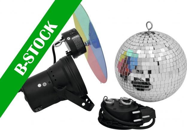 Eurolite Mirror Ball Set 20cm with Pinspot "B-STOCK"