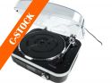 USB pladespiller m. højttaler (33 1/3, 45, 78 RPM) "C-STOCK" USB pladespiller m. højttaler (33 1/3, 45, 78 RPM) "C-STOCK"