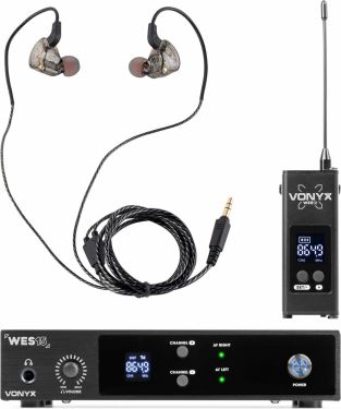 WES15 Single Channel In Ear System UHF