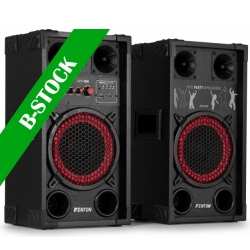 SPK-108 PA Active Speaker Set 8” BT "B STOCK" TILBUD NU