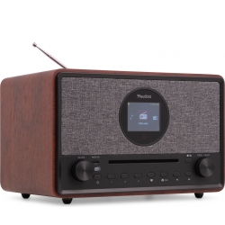 Lucca Internet Radio with DAB+ and CD Player Dark Wood TILBUD NU