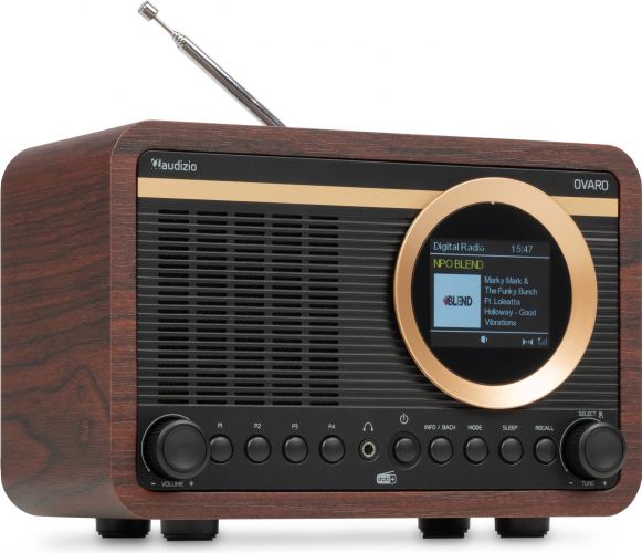 Ovaro DAB+ Radio Dark Wood