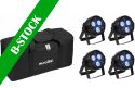 Sortiment, Eurolite Set 4x LED PARty Hybrid Spot + Soft Bag "B-STOCK"
