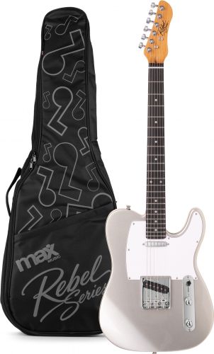 Rebel TE Electric Guitar Metallic Silver