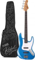 Rebel JB Bass Guitar Metallic
Blue