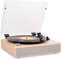 Tucson Record Player with BT
in/out Light Wood