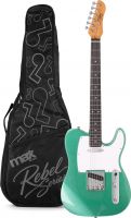 Rebel TE Electric Guitar Metallic Green