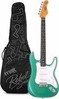 Rebel ST Electric Guitar Metallic Green