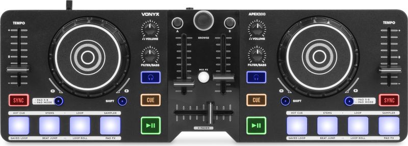 APEX200 Dual DJ Midi Controller Virtual DJ