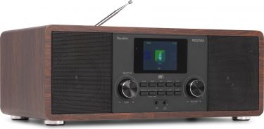 Pescara Digital Music System 2.1 BT/DAB+/Internet Wood