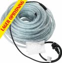 Lysslanger, Ruller med 50m, LED Lysslange i kraftig gummidesign til udendørs og indendørs brug / 230V / 6400K / Kold Hvid / 44m
