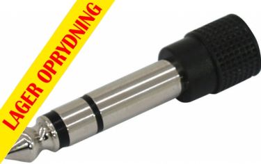 Omnitronic Adapter 6.35 Jack(M)/3.5(F) stereo 10x