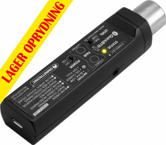 Omnitronic QuickBTR-5.0 XLR Aptx Bluetooth 5.0 Receiver