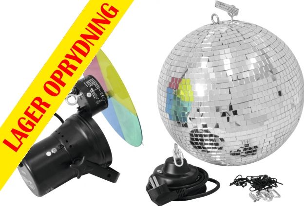 Eurolite Mirror Ball Set 30cm with Pinspot