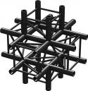 BeamZ Truss, P30-C60 Truss 6-way cross Black