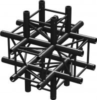 P30-C60 Truss 6-way cross Black