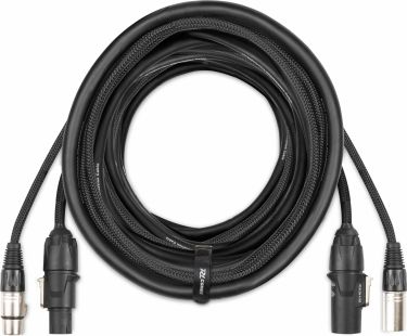 CX07-15 Combi Cable Powerconnector TR - XLR M / Powerconnector TR - XLR F 15m