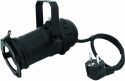 HQ Power - PAR16 lampehus - Sort, GU10, kabel m. stik HQ Power - PAR16 lampehus - Sort, GU10, kabel m. stik