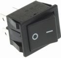 Vippekontakt - 2P OFF-ON 10A / 250V, I/O Sort Vippekontakt - 2P OFF-ON 10A / 250V, I/O Sort