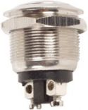 Rund metal trykkontakt OFF-(ON) 5A-250V Rund metal trykkontakt OFF-(ON) 5A-250V